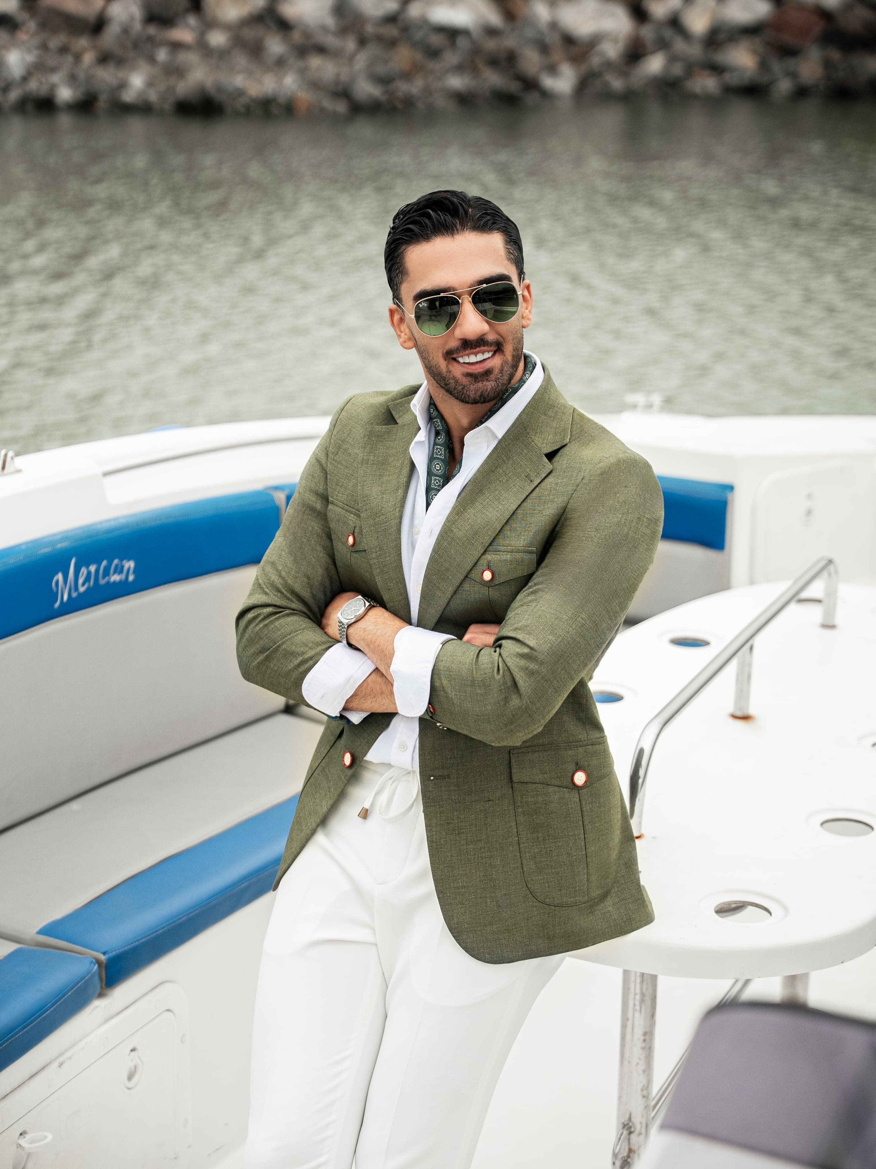 Modern tuxedo with satin lapels for formal occasions